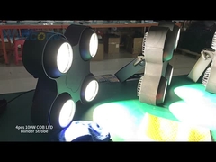 4 olhos COB LED Blinder Strobe Flash Light