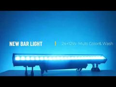 Lava-fachada LED de 24*12 LEDs, à prova d'água, iluminação externa