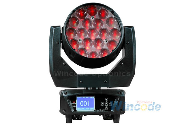 Mac Aura LED Zoom Moving Head Beam Light com CTO Backlight Strobe ajustável