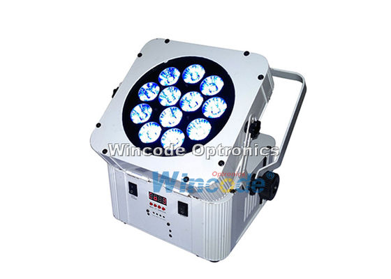 Bom preço. Luzes de palco com bateria de 12 × 18W RGBWA + UV 5 em 1 Som ativo para eventos de DJ on-line