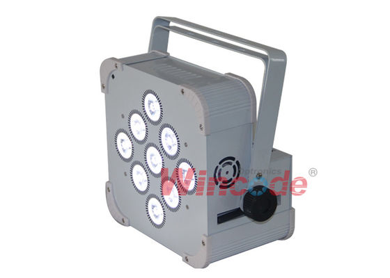 Bom preço. RGB Three In One Bateria Alimentada Luzes de palco 9 × 6W LED sem fio para discoteca on-line