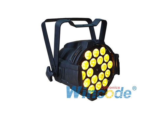 Bom preço. 18×15W RGBWA 5 em 1 LED Par Light 16 Bit PWM Dimming 25° 45° 60° Lente opcional on-line