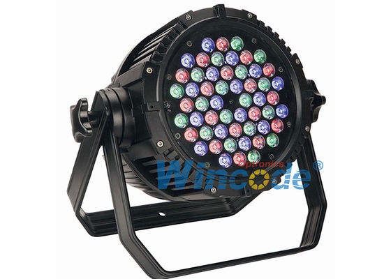Bom preço. Controle independente LED Par 54 × 3W RGBW Impermeável, Luz de palco profissional 8 canais on-line