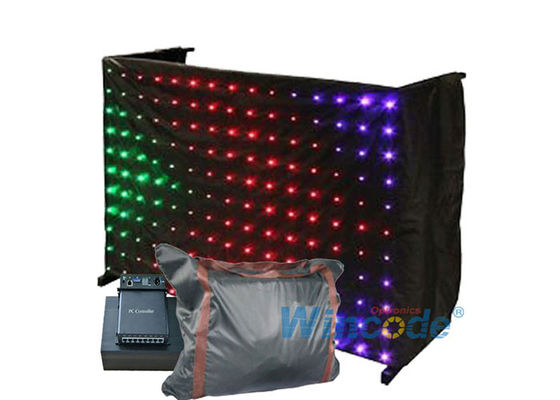 Bom preço. SMD RGB P20 Flexível Cortina LED Efeitos de imagem DMX512 Formas Cortinas de estrelas on-line