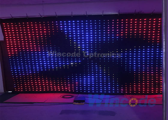 Bom preço. P10 Efetos de flash de cortina LED flexível 4m x 6m com material de tecido à prova de fogo on-line