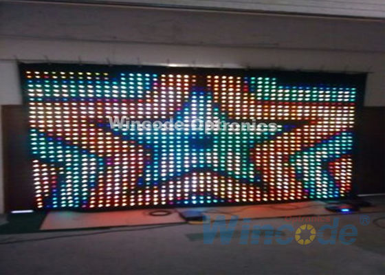 Bom preço. RGB Tri Color P5 Led Parede de Cortina 7 Chs, Cortina de Fibra Óptica Para Salas de Dança on-line