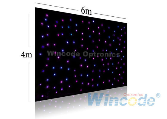 Bom preço. Efeitos de brilho LED Star Curtain 4m X 6m, LED Light Curtain Wall RGB / Single Color on-line