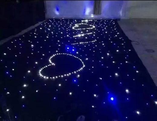 Bom preço. DJ Mesa LED Cortina Cor Mudança Gradual de cor Led Mesh Cortina DIY Forma 20W RGB / Single Color 6 canais on-line