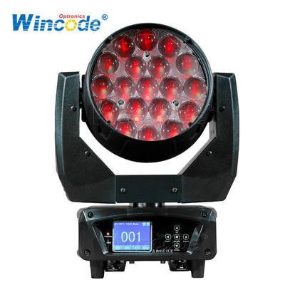 Bom preço. 19x15W RGBW LED Wash Moving Head Light with DMX512 Control and 30000 Lux Brightness for Stage Lighting on-line
