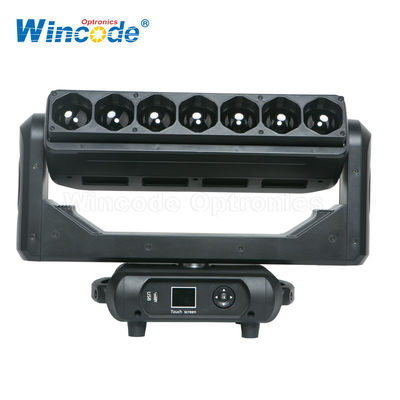 Mestre de controle escravo LED Moving Pixel Bar Light 7 * 40 W Com Zoom em Engieering Corpo de plástico