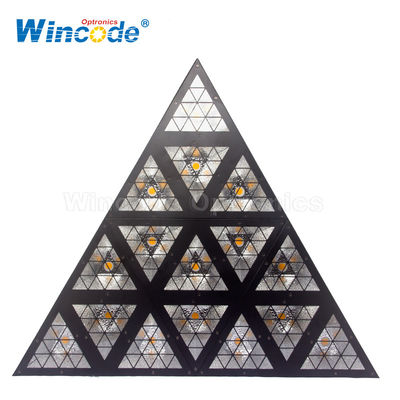 Bom preço. 35cm Triângulo Retro LED Efeito de Luz pano de fundo Decoração de teto on-line