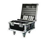 Flight /Road Case with Power Charge Sockets for Battery Powered LED Par with wheels