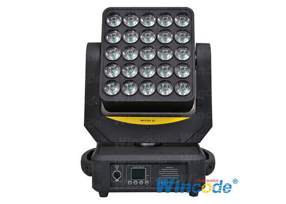 Bom preço. Lâmpada de cabeça móvel LED de controle individual 25 * 12W Efeitos gráficos com motores de 3 fases on-line