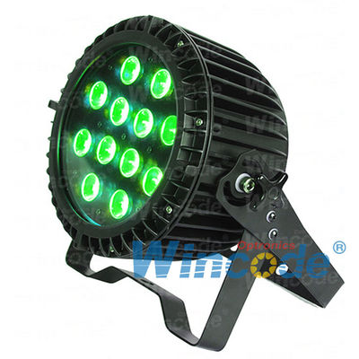 Bom preço. 12*15 W 5 em 1 RGBWA Mini Flat LED Par Light Exterior IP65 60 ° Ângulo de feixe on-line