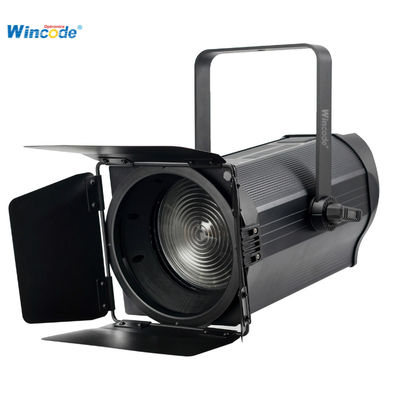 Holofote Fresnel de cor única 150W LED COB com zoom automático sem ventoinha