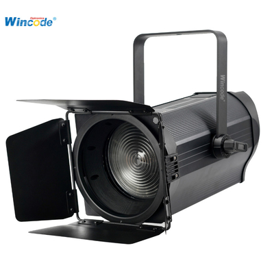 150W Single Color Fresnel Spotlight Auto Zoom COB LED sem ventilador sem ruído