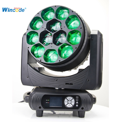 qualidade 12×40W LED Moving Head Light With Zoom Pixel Function Efeitos de lavagem de feixe fábrica