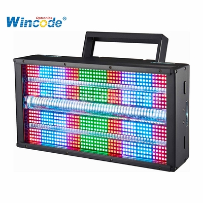 qualidade 1000W IP65 resistente à água LED Strobe Light Cool Branco + RGB DMX512 fábrica